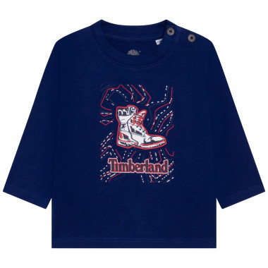 Katoenen T-shirt met print TIMBERLAND Voor