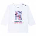 T-shirt cotone maniche lunghe TIMBERLAND Per RAGAZZO