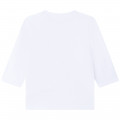 T-shirt coton manches longues TIMBERLAND pour GARCON