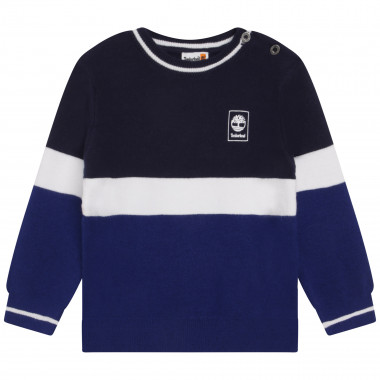 Pull en tricot rayé TIMBERLAND pour GARCON