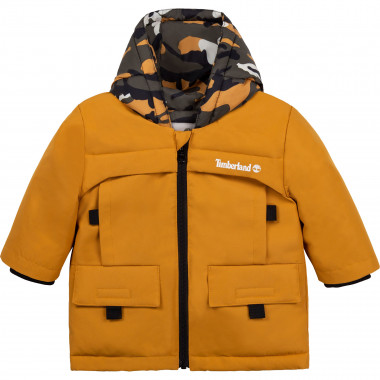 Water-repellent hooded parka TIMBERLAND for BOY