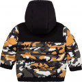 Water-repellent printed down jacket TIMBERLAND for BOY