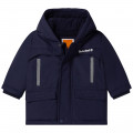 Hooded water-repellent jacket TIMBERLAND for BOY