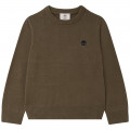 Knitted cotton jumper TIMBERLAND for BOY