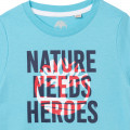 Camiseta de algodón orgánico TIMBERLAND para NIÑO