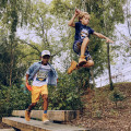T-SHIRT KORTE MOUWEN TIMBERLAND Voor