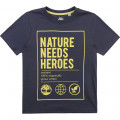 Organic cotton jersey T-shirt TIMBERLAND for BOY