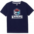 Camiseta de algodón estampada TIMBERLAND para NIÑO