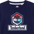 Camiseta de algodón estampada TIMBERLAND para NIÑO
