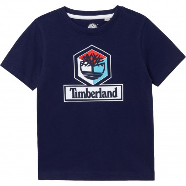 T-shirt cotone bio con stampa TIMBERLAND Per RAGAZZO