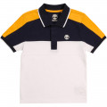 Polo in jersey di cotone bio TIMBERLAND Per RAGAZZO