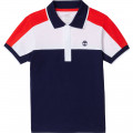 Polo de punto de algodón TIMBERLAND para NIÑO