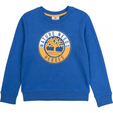 Sudadera mezcla de algodón TIMBERLAND para NIÑO