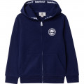 Cardigan molletonné à capuche TIMBERLAND pour GARCON