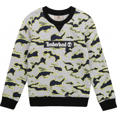 Sweat molletonné coton mixé TIMBERLAND pour GARCON