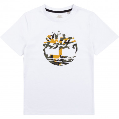 Kurzärmeliges Baumwoll-T-Shirt TIMBERLAND Für JUNGE