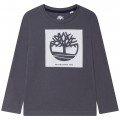 T-shirt imprimé coton TIMBERLAND pour GARCON