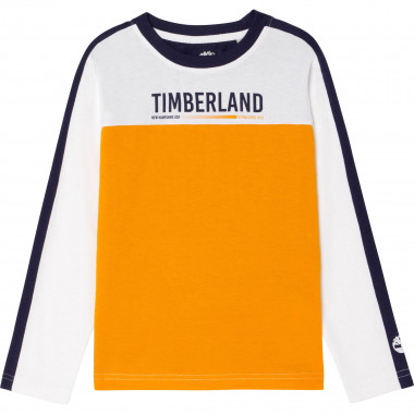 T-shirt multicolore en coton TIMBERLAND pour GARCON