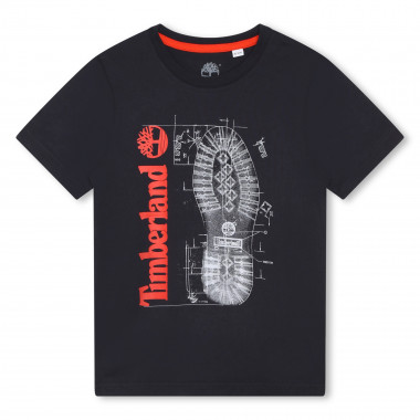 T-shirt with shoe print TIMBERLAND for BOY