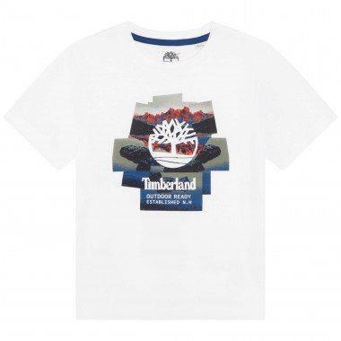 T-shirt imprimé montagnes TIMBERLAND pour GARCON