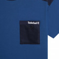 T-shirt with pocket TIMBERLAND for BOY