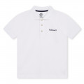 Plain polo shirt with logo TIMBERLAND for BOY