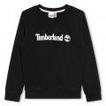 Fleece sweatshirt with logo TIMBERLAND for BOY