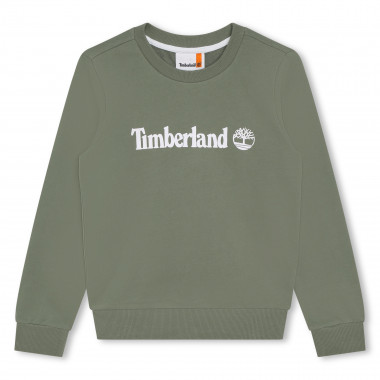 Fleece sweatshirt with logo TIMBERLAND for BOY