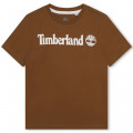 T-shirt with logo print TIMBERLAND for BOY