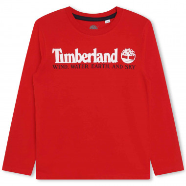 T-shirt met print en opschrift TIMBERLAND Voor