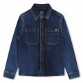 Buttoned denim shirt jacket TIMBERLAND for BOY