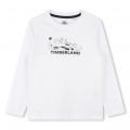 T-shirt with Yellow Boot print TIMBERLAND for BOY