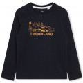 T-shirt with Yellow Boot print TIMBERLAND for BOY