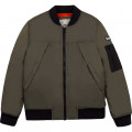 Two-tone waterproof bomber jacket TIMBERLAND for BOY