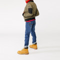 Two-tone waterproof bomber jacket TIMBERLAND for BOY