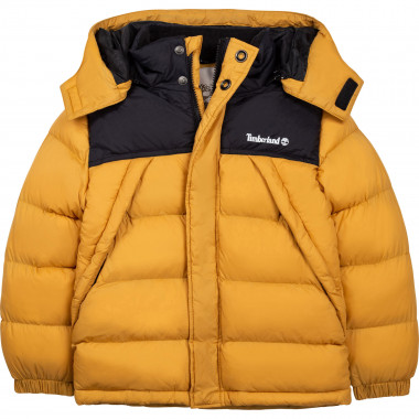Waterproof hooded puffer jacket TIMBERLAND for BOY