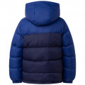 Water-repellent hooded puffer TIMBERLAND for BOY