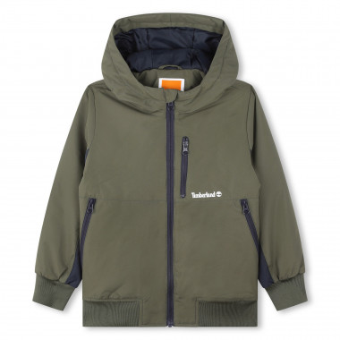 Water-repellent zip-up jacket TIMBERLAND for BOY