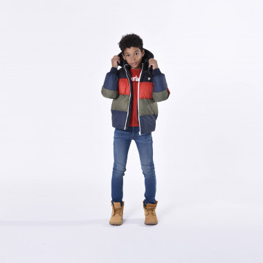Striped water-repellent parka TIMBERLAND for BOY