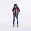 Striped water-repellent parka TIMBERLAND for BOY
