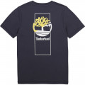 Organic cotton jersey T-shirt TIMBERLAND for BOY
