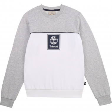 Sudadera de muletón de algodón TIMBERLAND para NIÑO