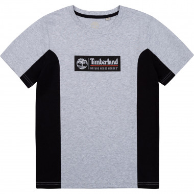 Two-tone cotton jersey t-shirt TIMBERLAND for BOY