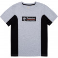 T-shirt bicolore coton TIMBERLAND pour GARCON