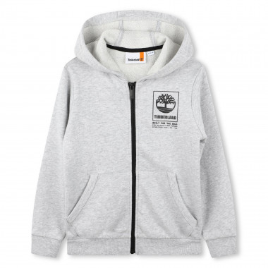 Hooded zip-up sweatshirt TIMBERLAND for BOY