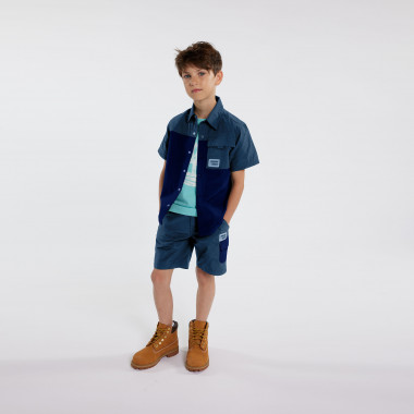 Two-tone shirt with pocket TIMBERLAND for BOY