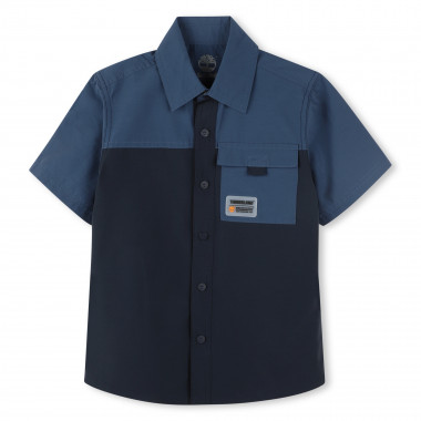 Camicia bicolore con tasca TIMBERLAND Per RAGAZZO