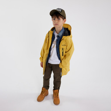 Water-repellent waxed jacket TIMBERLAND for BOY