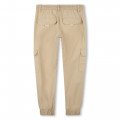 Pantaloni in cotone con tasche TIMBERLAND Per RAGAZZO