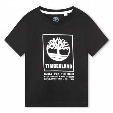Katoenen T-shirt korte mouwen TIMBERLAND Voor